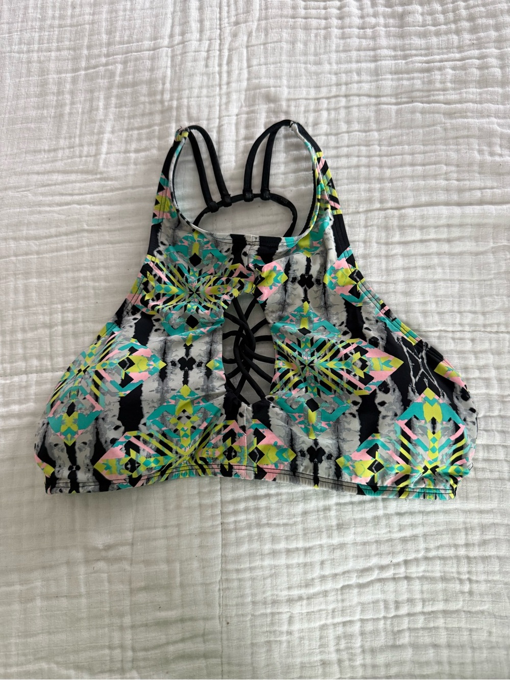 Radio Fiji High Neck Lunar Bikini Top Size Medium